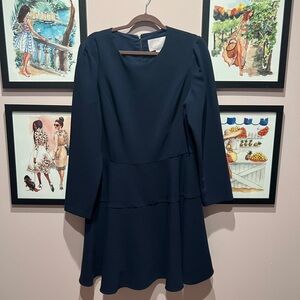 Gal Meets Glam Celeste Navy Dress